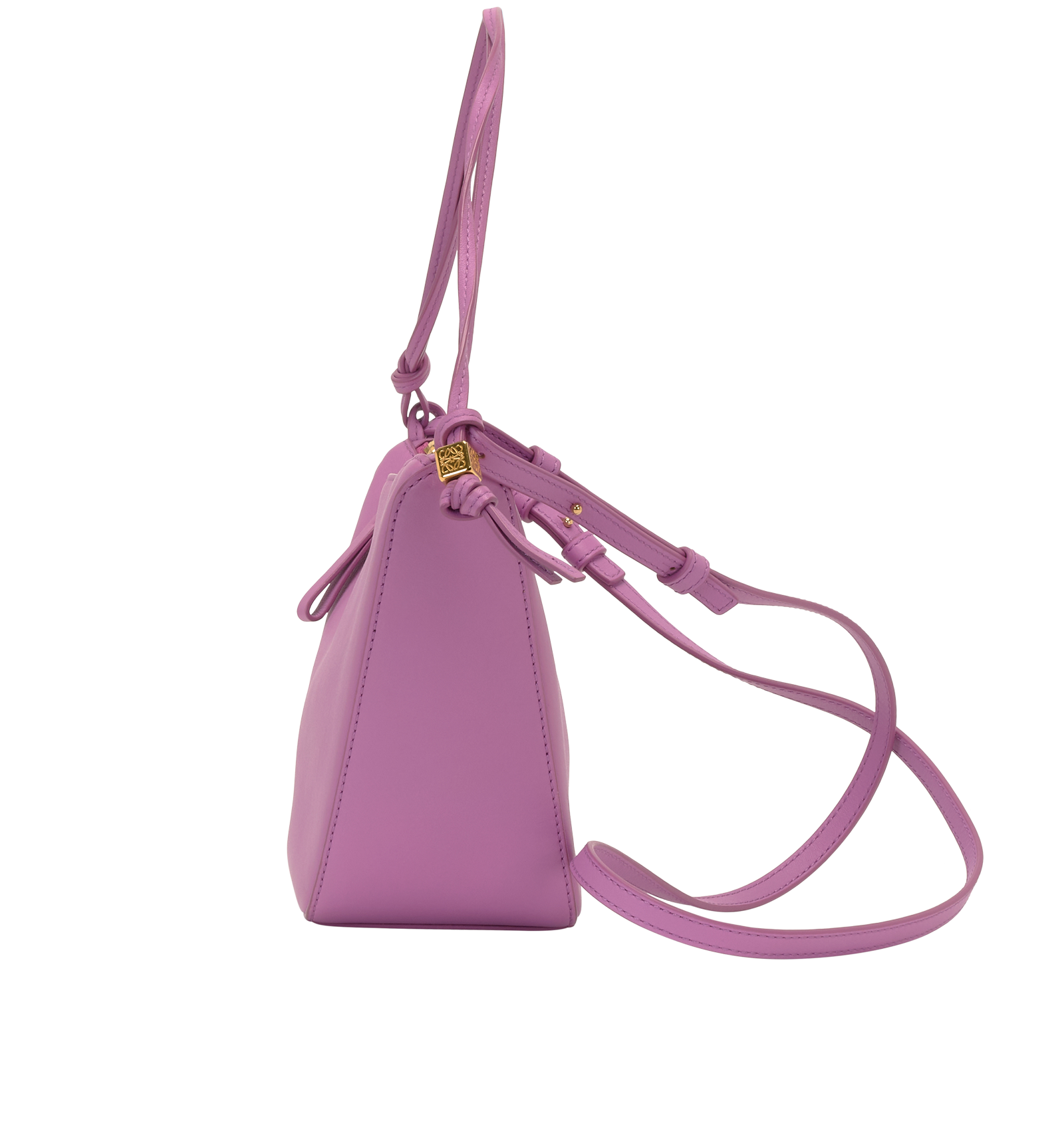 Mini Hammock Hobo, &pound;1,100, Handbags, Purple, Leather, Bottom view
